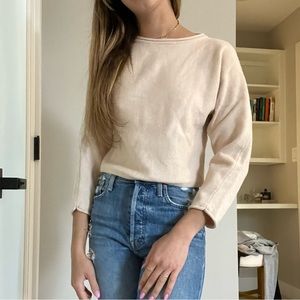 Sundae Muse Knit Beige Sweater
